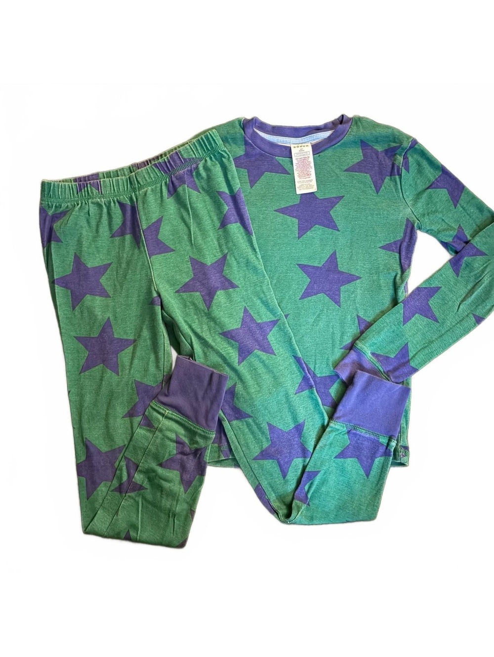 Boden kids snug fit star print pajama set - 12Y
